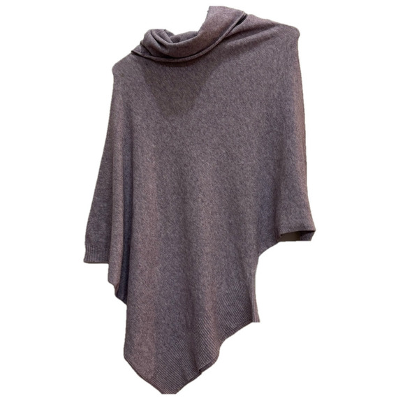 Vintage Purple Italian Turtleneck Asymmetrical Sweater - Picture 3 of 8